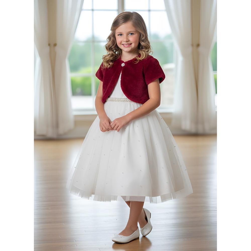 Couture Princess Girls Two Piece Dress Overlay Set‎ Size 6X 7 Model CP47776FR